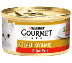 Purina Gourmet Kıyılmış Sığır Etli Yaş Kedi Maması 85 Gr - Purina