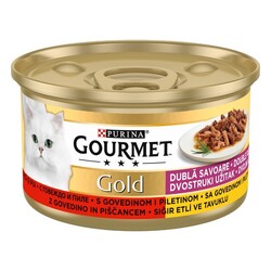 Purina Gourmet Sığırlı Tavuklu Yaş Kedi Maması 85 Gr - Purina