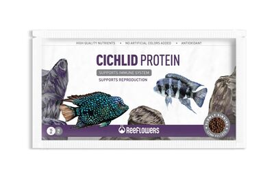 Reeflowers ​Cichlid Protein Granül Balık Yemi 15 Gr Zarf - 1