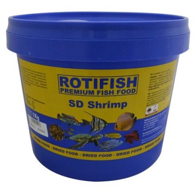 Rotifish SD Shrimp Kurutulmuş Karides 800 Gr. Kova - 1