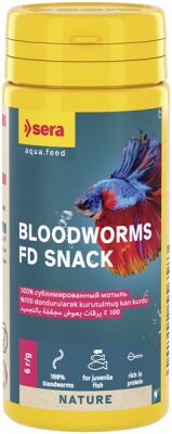 Sera Bloodworms Fd Snack 50 ML - 1