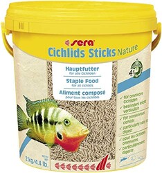 Sera Cichlids Sticks Nature Balık Yemi 10 Lt / 2000 Gr. - Sera