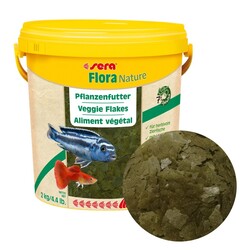 Sera Flora Nature Bitkisel Pul Balık Yemi 10 Lt / 2000 Gr. - Sera