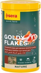 Sera Goldy Flakes Nature Balık Yemi 1000 ML - Sera