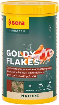 Sera Goldy Flakes Nature Balık Yemi 1000 ML - 1