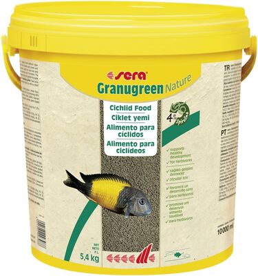 Sera Granu Green Nature Balık Yemi 10 Lt / 5400 Gr. - 1