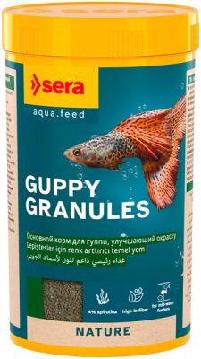 Sera Guppy Gran Nature Lepistes Yemi 250 ML - 1