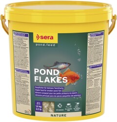 Sera Pond Flakes Nature Japon Balığı Yemi 10000 ML - Sera