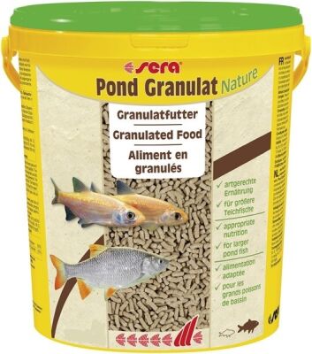 Sera Pond Granulat Nature Balık Yemi 10000 ML/1,8 Kg - 1