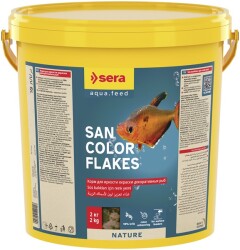 Sera San Color Flakes Nature Pul Yem 10 Lt / 2000 Gr. - Sera