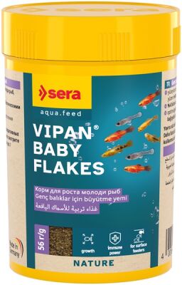 Sera Vipan Baby Flakes Yavru Balık Yemi 100 ML - 1