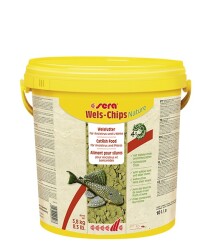 Sera Wels Chips Nature Vatoz Yemi 10 Lt / 3800 Gr - Sera