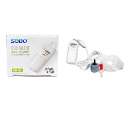 Sobo AR-02 Usb Li Mini Akvaryum Hava Motoru 4L/Min - Sobo