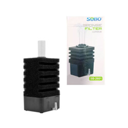 Sobo SB-2601 Köşe Dikdörtgen Akvaryum Pipo Filtre - Sobo