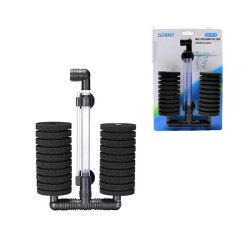Sobo SB-2812 Çiftli Büyük Boy Akvaryum Pipo Filitre - Sobo
