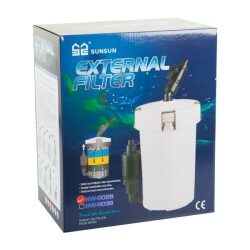 Sunsun HW-602B 400lt/H Akvaryum Mini Dış Filtre - Sun Sun