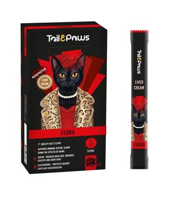 Tail Paws Fiona Ciğerli Kedi Ödülü 5x15 Gram - 1