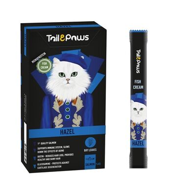 Tail Paws Hazel Balıklı Kedi Ödülü 5x15 Gram - 1