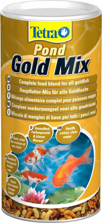 Tetra Pond Goldfish Mix 1000 ML Pond Balık Yemleri, Japon ve Koi