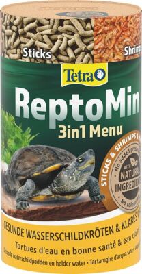 Tetra Reptomin Menu 3in1 Kaplumbağa Yemi 250 Ml - 1