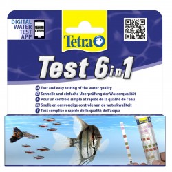 Tetra - Tetra Test 6 in 1 Tatlı Su Stip Stick 25 Adet