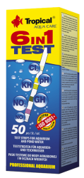 Tropical 6in1 Akvaryum Su Test Kiti 50 Adet - Tropical