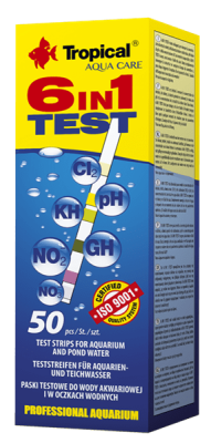 Tropical 6in1 Akvaryum Su Test Kiti 50 Adet - 1