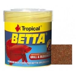 Tropical Betta Krill ve Kan Kurdu Katkılı Pul Yem 100 Ml - Tropical