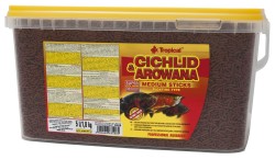 Tropical Cichlid Arowana Medium Sticks 10 Lt / 3600 Gr - Tropical