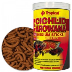 Tropical Cichlid Arowana Medium Sticks 100 Gr. - Tropical