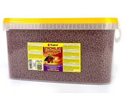 Tropical Cichlid Carnivore Medium Pellet 10 Lt 3600 Gr. - 1