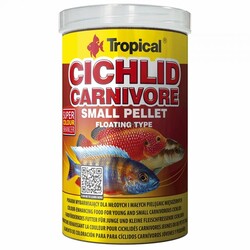 Tropical - Tropical Cichlid Carnivore Small Pellet 100 Gram