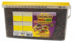 Tropical Cichlid Red Green Medium Sticks 3600 Gr - Tropical