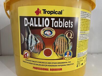 Tropical D-Allio Plus Sarımsaklı Tablet Yem 4500 Ad. Kova - 1
