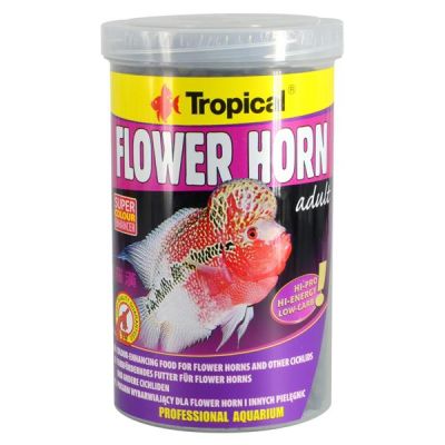 Tropical Flowerhorn Adult 1000 ML. Balık Yemi - 1