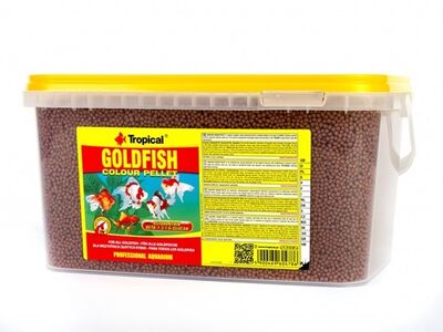 Tropical Goldfish Colour Pellet Size M 5 Lt/1800 Gram - 1