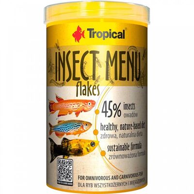 Tropical Insect Menu Flakes Pul Balık Yemi 100 ML