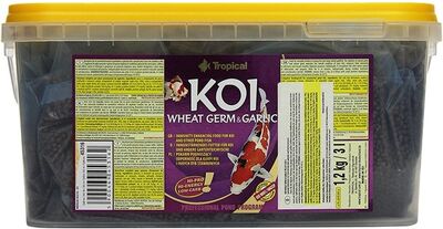 Tropical Koi Wheat Germ Garlic Pellet Size M 100 Gram - 1