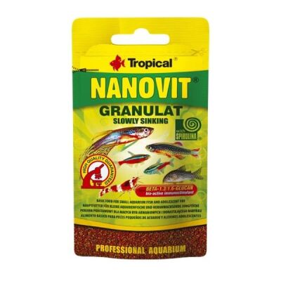 Tropical Nanovit Granulat 10 Gr. Zarf - 1