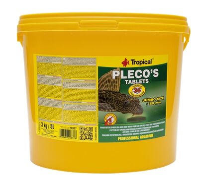 Tropical Plecos Tablets 5 Lt 3000 Gram - 1