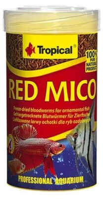 Tropical Red Mico Bloodworms Yem 100 ML - 1