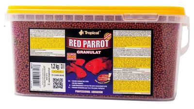 Tropical Red Parrot Granulat 3 Lt / 1200 Gram - 1