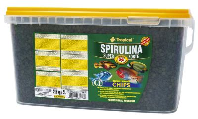 Tropical Super Spirulina Forte Chips 5 Lt/2600 Gr. - 1