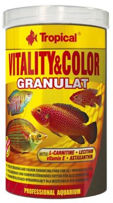 Tropical Vitality Color Granulat Yem 100 Gram - 1