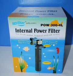 UniStar POW 300-4L Akvaryum İç Filtre 2000 Lt - Uni Star