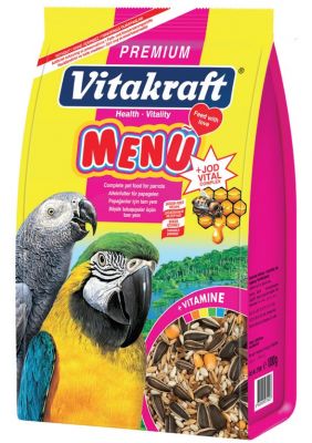 Vitakraft Menü Premium Papağan Yemi 5x1000 Gr. - 1