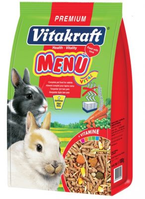 Vitakraft Menü Vital Premium Tavşan Yemi 1000 Gr. - 1