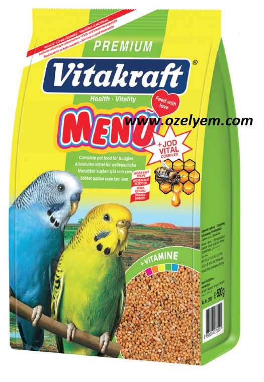 Vitakraft Premium Muhabbet Kuşu Yemi 500 Gr. Muhabbet Yemleri Vitakraft